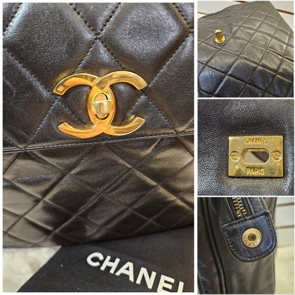 Chanel Classic Quilted Lambskin Turnlock Shoulder Bag - Picture 7 of 17